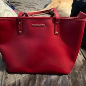 Red Michael Kors Purse